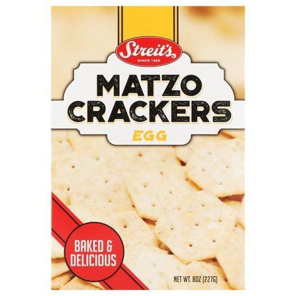 Streits Matzo Egg Cracker, 8 Ounce -- 12 Per Case