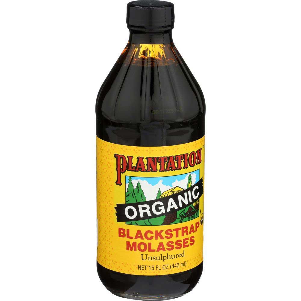 Plantation Organic Black Strap Molasses, 15 Ounce -- 12 Per Case