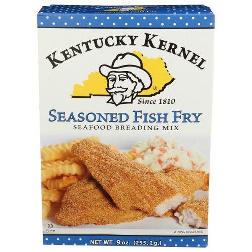 Kentucky Kernel Seasoned Fish Fry Breading Mix, 9 Ounce -- 6 Per Case