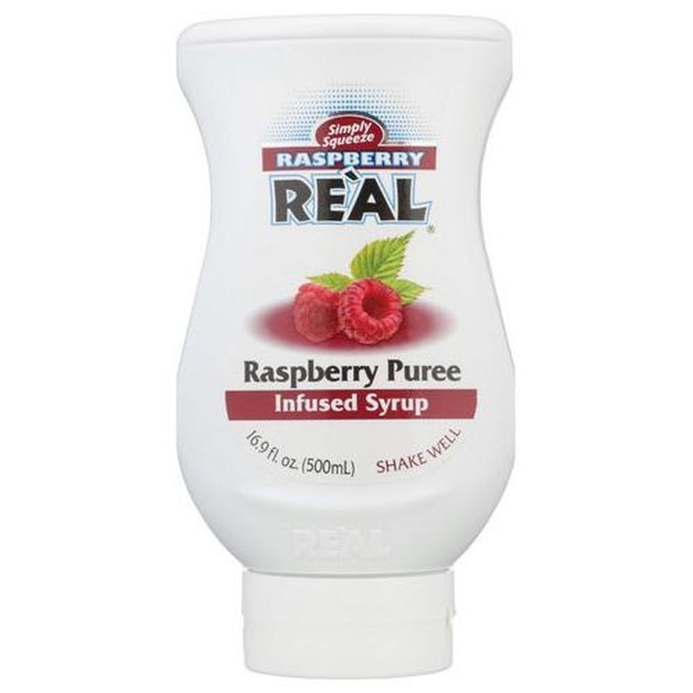 Real Infused Exotics Raspberry Puree Syrup, 16.9 Fluid Ounce -- 6 Per Case