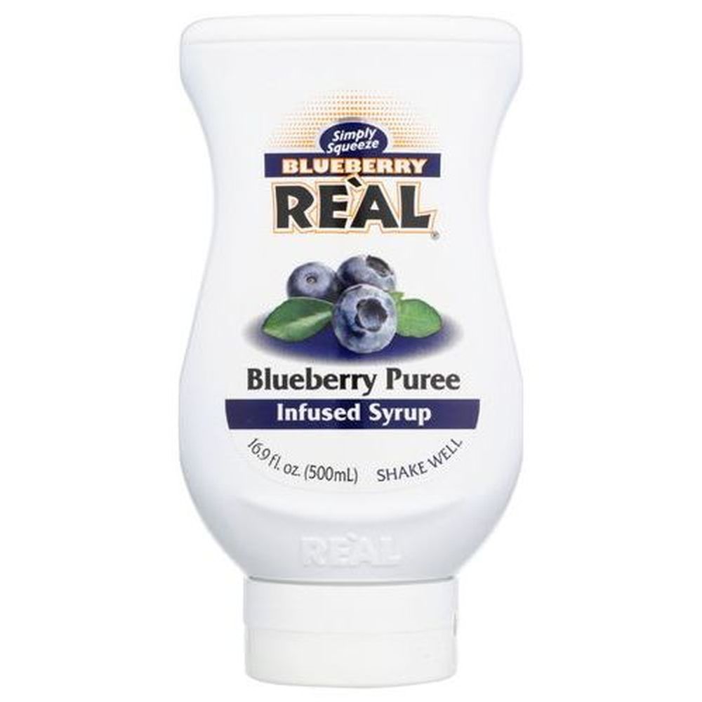 Real Infused Exotics Blueberry Puree Syrup, 16.9 Fluid Ounce -- 6 Per Case