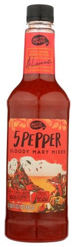 Master Of Mixes 5 Pepper Bloody Mary Mix, 33.8 Ounce -- 6 Per Case