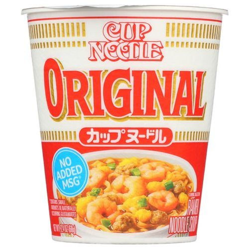 Nissin Original Noodles Cup, 2.4 Ounce -- 6 Per Case