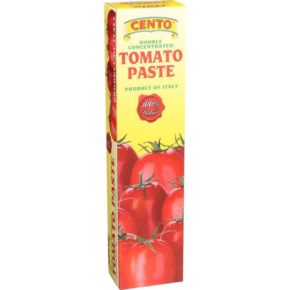 Cento Double Concentrated Tomato Paste, 4.6 Ounce Tube -- 12 Per Case