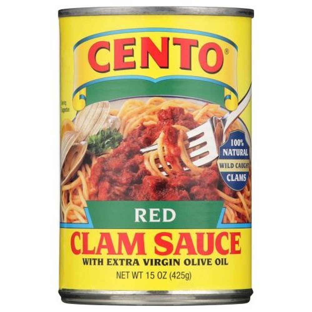 Cento Red Clam Sauce With Extra Virgin Olive Oil, 15 Ounce -- 12 Per Case