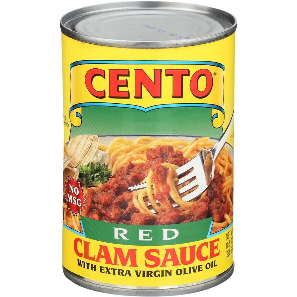 Cento Red Clam Sauce With Extra Virgin Olive Oil, 10.5 Ounce -- 6 Per Case