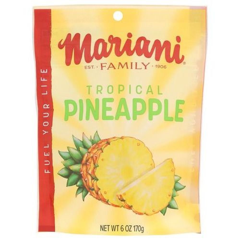 Mariani Tropical Dried Pineapple Bites, 6 Ounce -- 12 Per Case