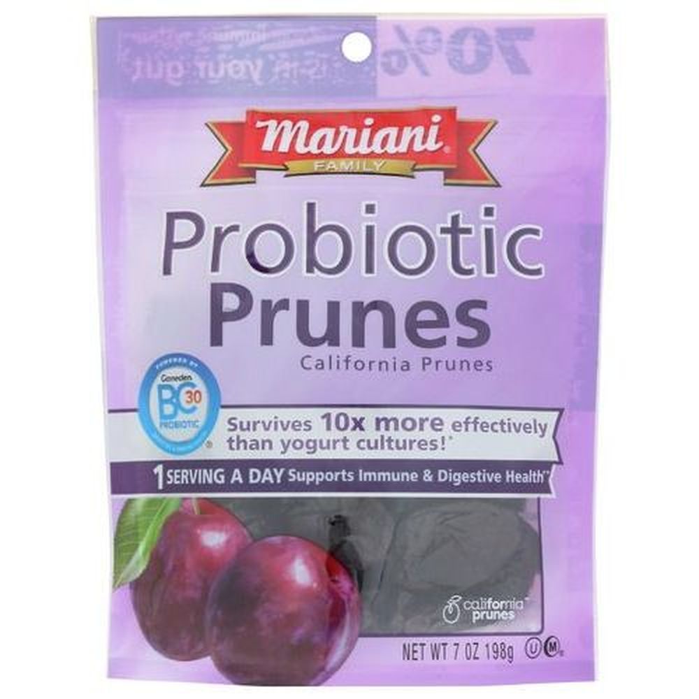 Mariani Probiotic Pitted Prunes, 7 Ounce -- 12 Per Case