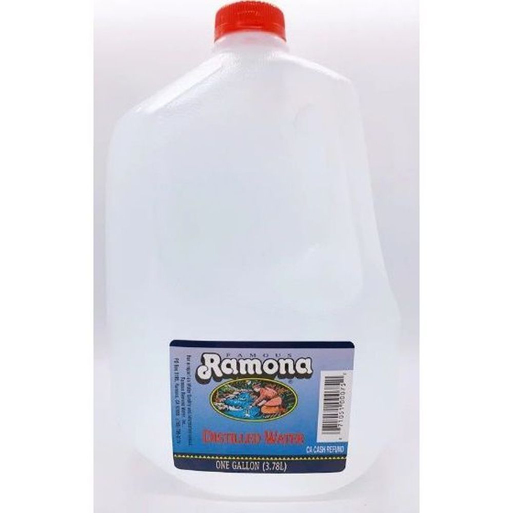 Ramona Distilled Water, 1 Gallon -- 6 Per Case