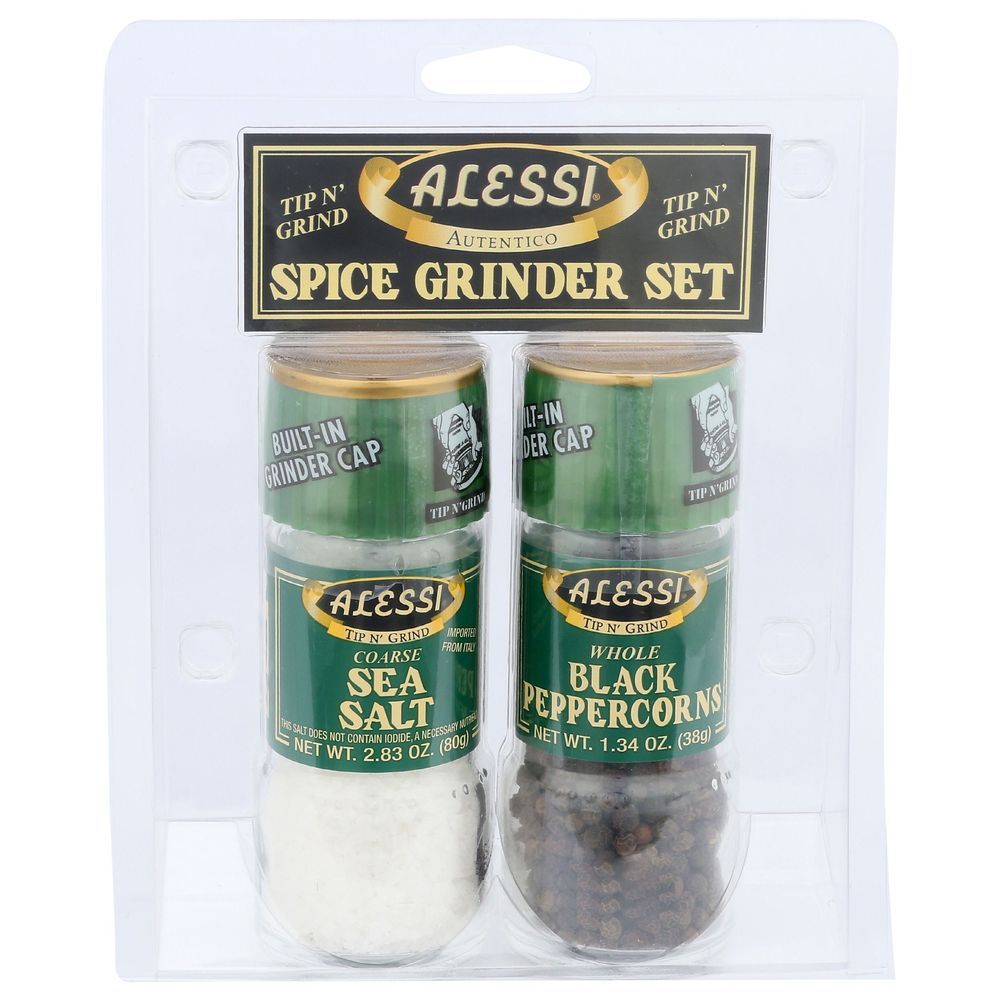 Alessi Spice Grinder Set, 2 Count -- 6 Per Case