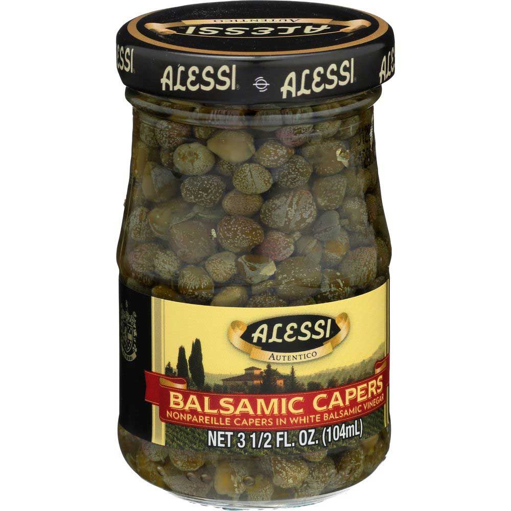 Alessi Balsamic Capers, 3.5 Ounce -- 6 Per Case