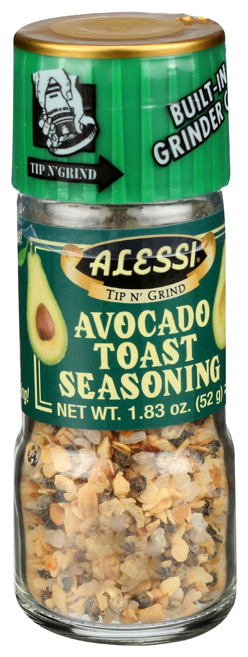 Alessi Avocado Toast Seasoning, 1.83 Ounce -- 6 Per Case