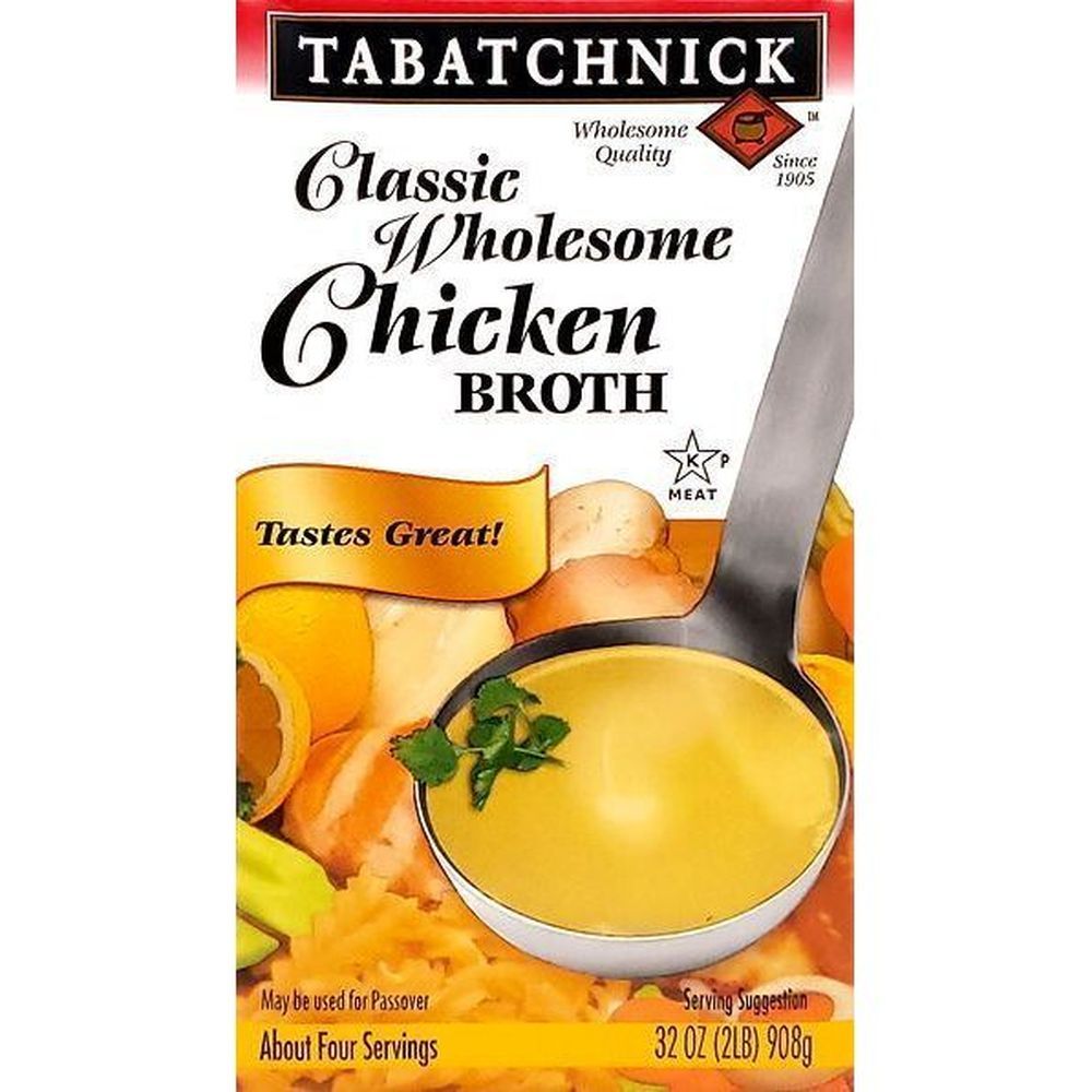 Tabatchnick Classic Chicken Broth, 32 Ounce -- 12 Per Case