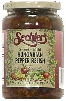 Sechler's Sweet And Mild Hungarian Relish, 16 Ounce -- 6 Per Case