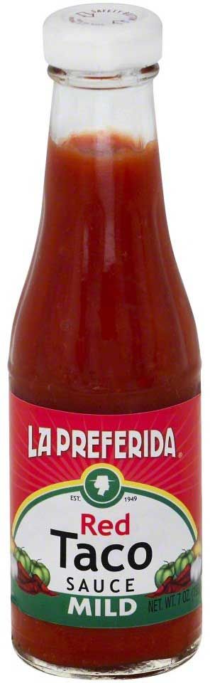 La Preferida Mild Red Taco Sauce, 7 Ounce -- 12 Per Case
