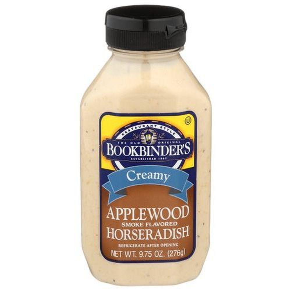Bookbinders Applewood Smoke Flavored Horseradish Sauce, 9.75 Ounce -- 9 Per Case