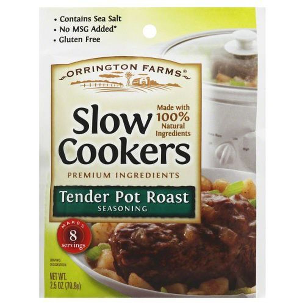 Orrington Farms Slow Cookers Tender Pot Roast Seasoning, 2.5 Ounce -- 12 Per Case