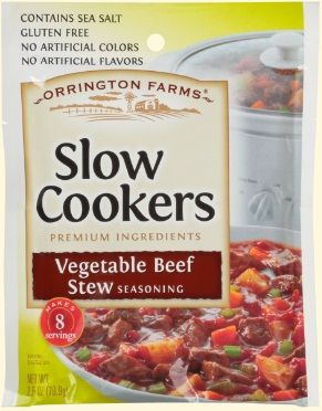 Orrington Farms Vegetable Beef Stew Slow Cookers Seasoning Mix, 2.5 Ounce -- 12 Per Case