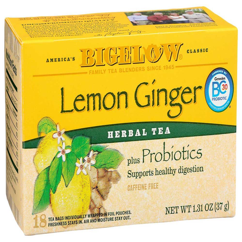 Bigelow Lemon Ginger Herbal Tea, 1.39 Ounce -- 6 Per Case