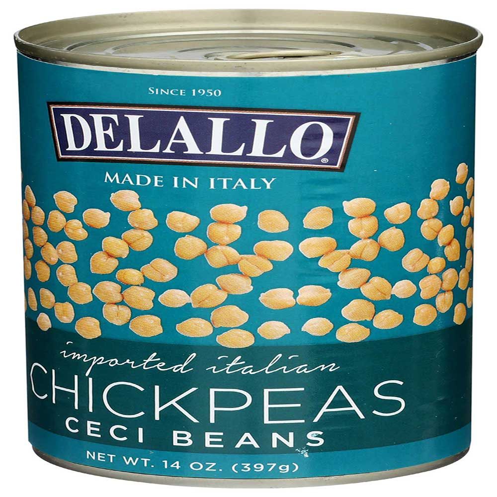 Delallo Bean Chick Peas, 14 Ounce -- 12 Per Case