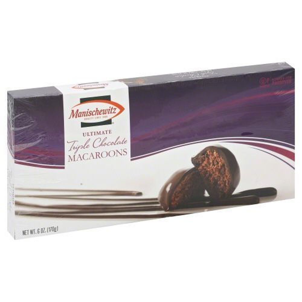 Manischewitz Triple Chocolate Macaroon, 6 Ounce -- 12 Per Case