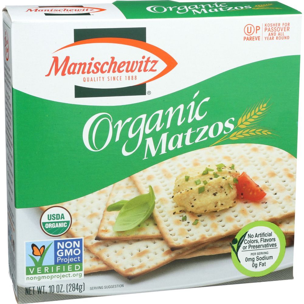 Manischewitz Organic Matzo, 10 Ounce -- 12 Per Case