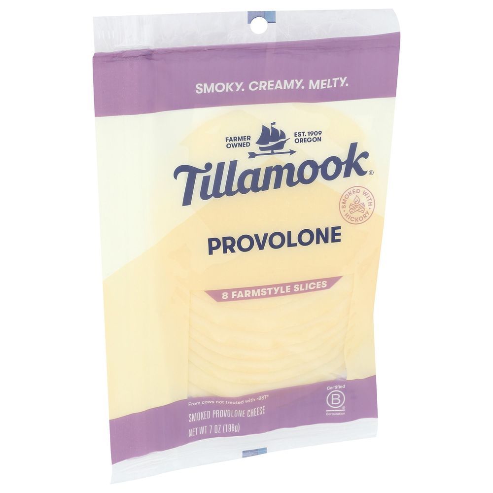 Tillamook Farmstyle Provolone Cheese, 7 Ounce -- 12 Per Case