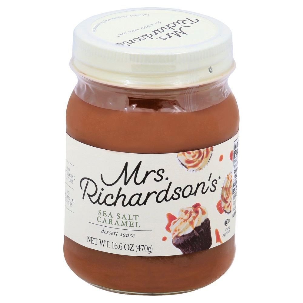 Mrs. Richardson's Sea Salt Caramel Dessert Sauce, 16.6 Ounce -- 6 Per Case