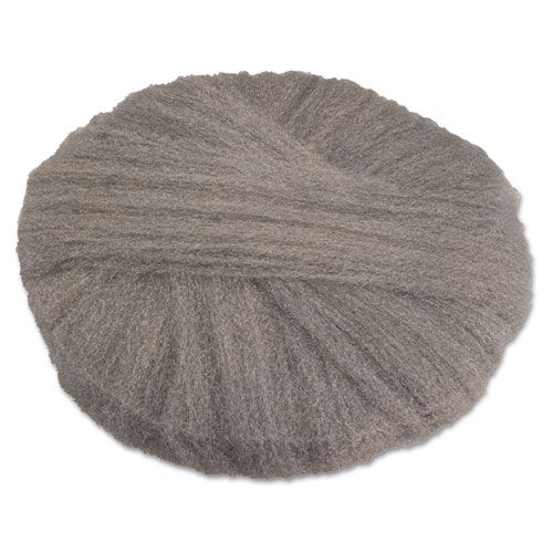 Gmt Gray Grade 0 Fine Radial Steel Wool Pad, 18 Inch Diameter -- 12 Per Case