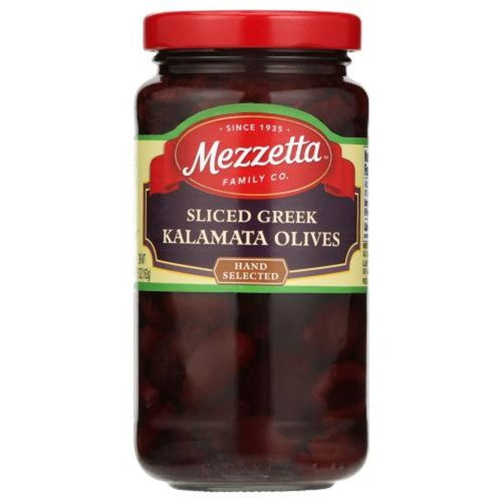 Mezzetta Sliced Greek Kalamata Olives, 5.75 Ounce -- 6 Per Case