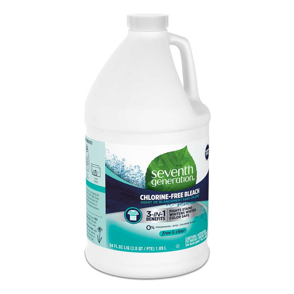 Seventh Generation Chlorine Free Bleach Fabric Conditioner, 64 Ounce -- 1 Each