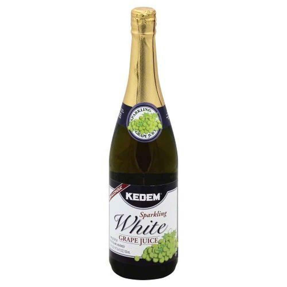 Kedem Sparkling White Grape Juice, 25.4 Fluid Ounce -- 12 Per Case
