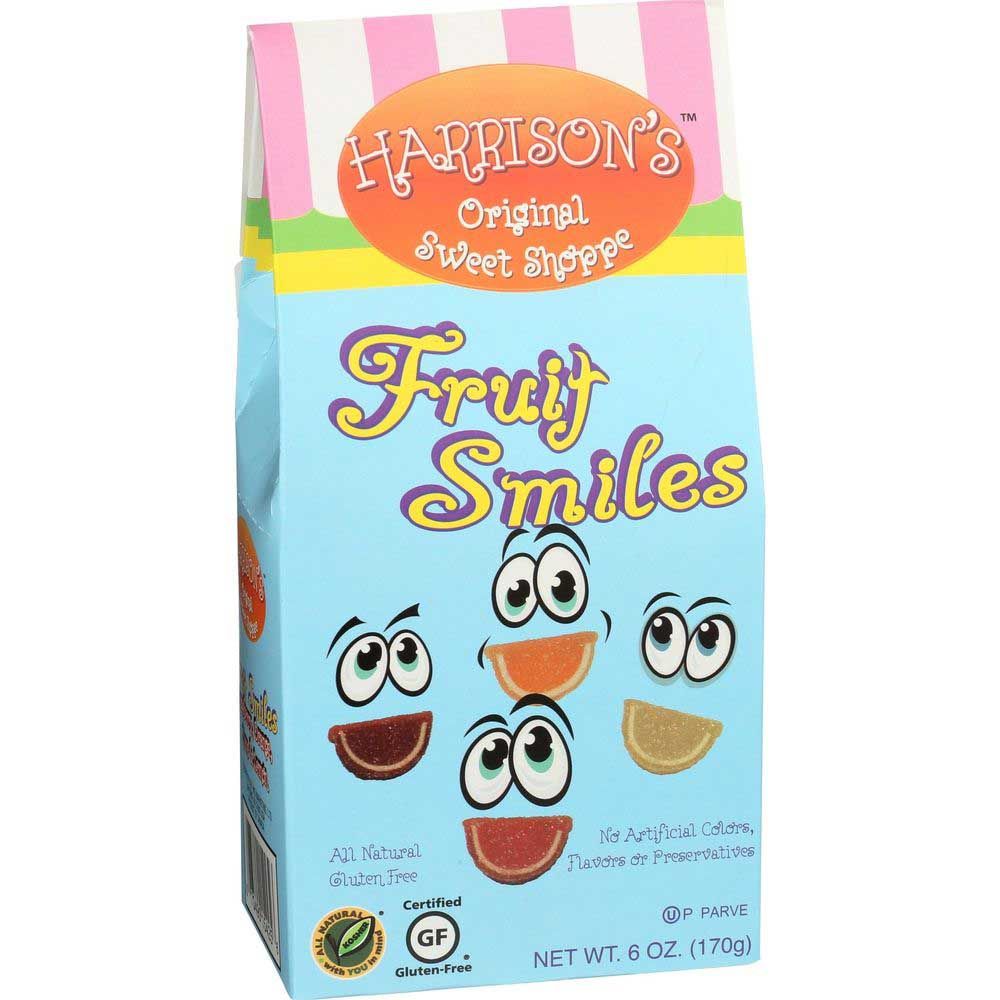 Harrison's Passover Original Sweet Shoppe Fruit Smiles Candy, 6 Ounce -- 12 Per Case