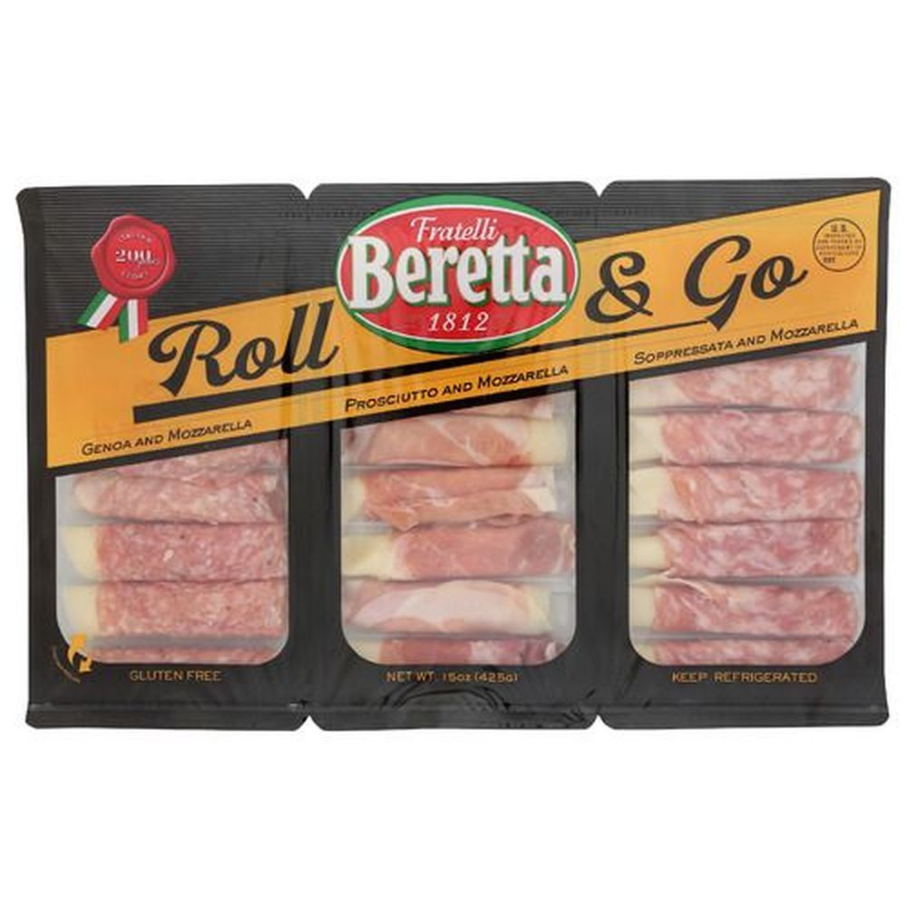 Beretta Spicy Salami Provolone Tray, 15 Ounce -- 8 Per Case