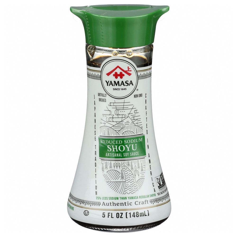 Yamasa Reduced Sodium Shoyu Soy Sauce, 5 Fluid Ounce -- 6 Per Case