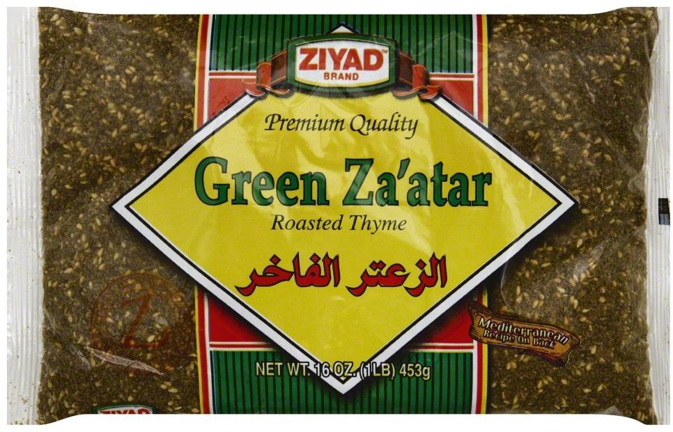Ziyad Green Zatter Roasted Thyme, 16 Ounce -- 6 Per Case