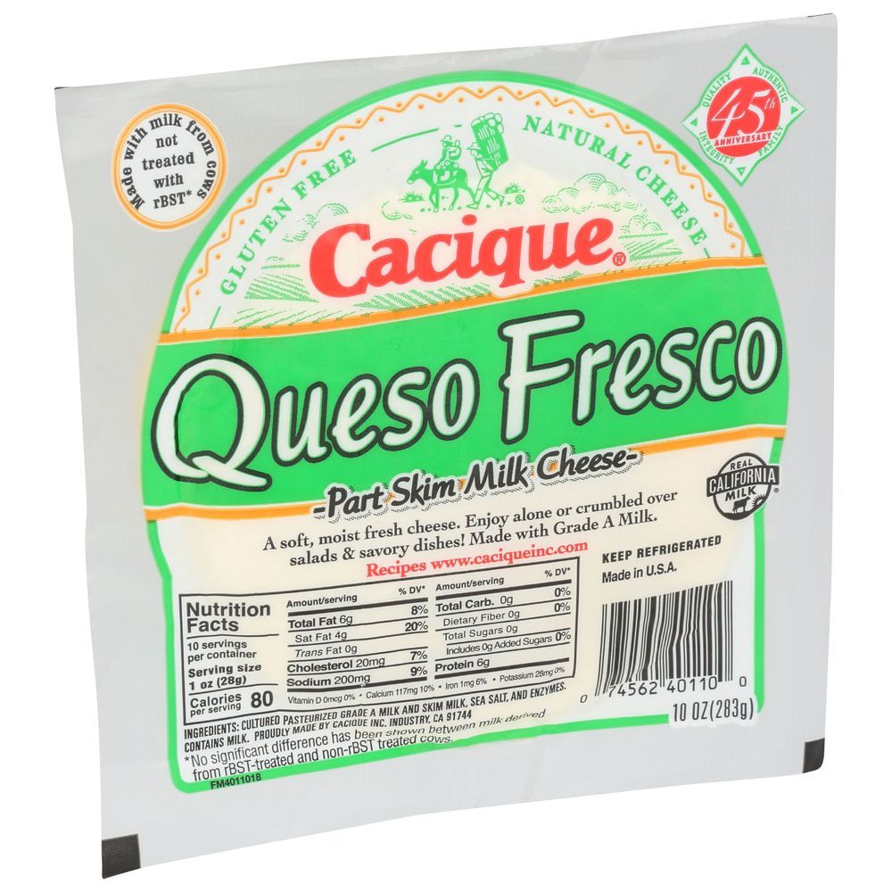 Cacique Queso Fresco Cheese, 10 Ounce -- 12 Per Case