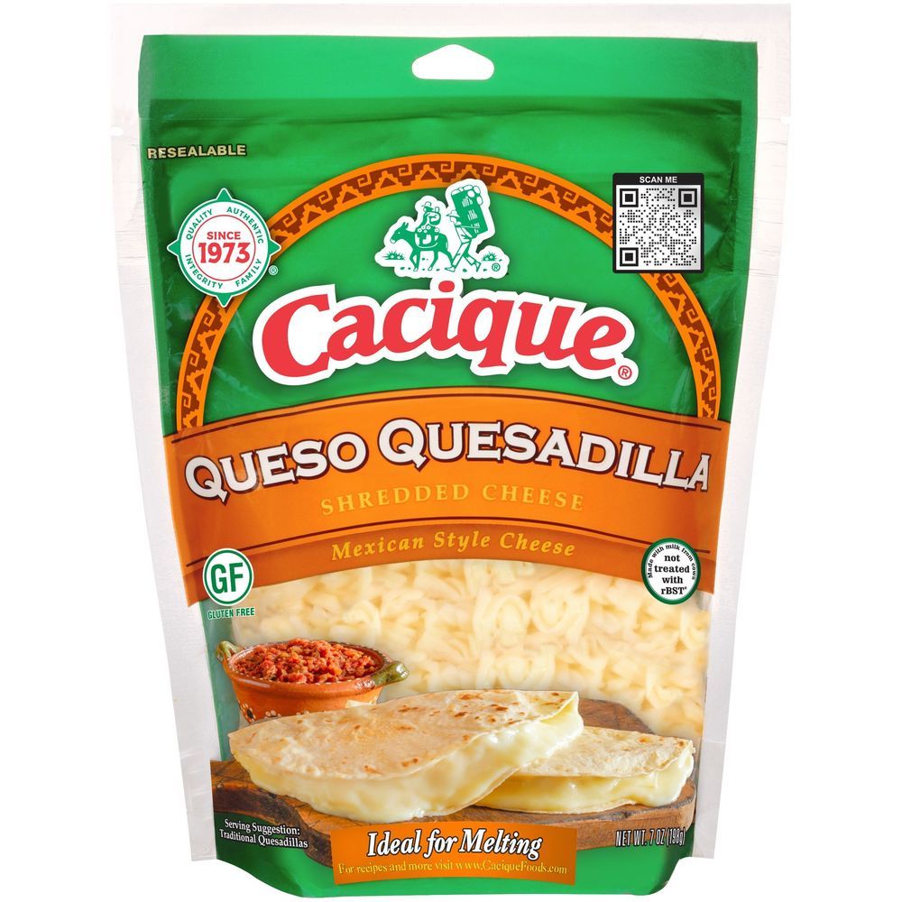 Cacique Queso Quesadilla Shredded Cheese, 7 Ounce -- 12 Per Case