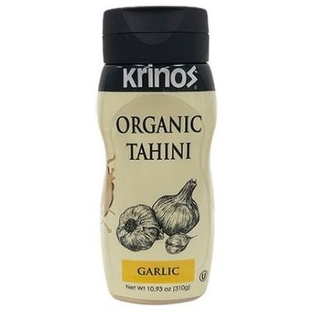 Krinos Organic Garlic Tahini, 10.93 Ounce -- 6 Per Case