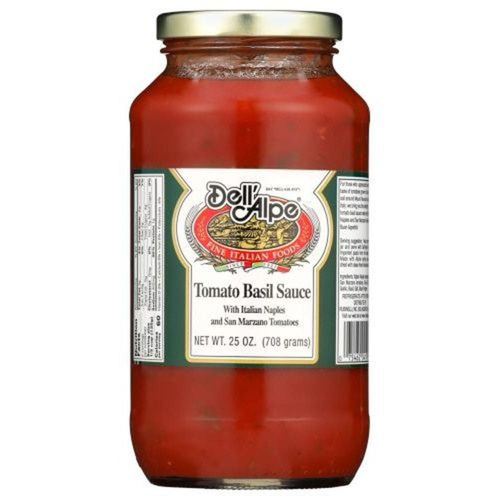 Dell'alpe Tomato Basil Sauce, 25 Ounce -- 6 Per Case