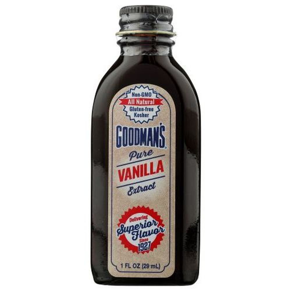 Goodmans Pure Vanilla Extract, 1 Fluid Ounce -- 6 Per Case