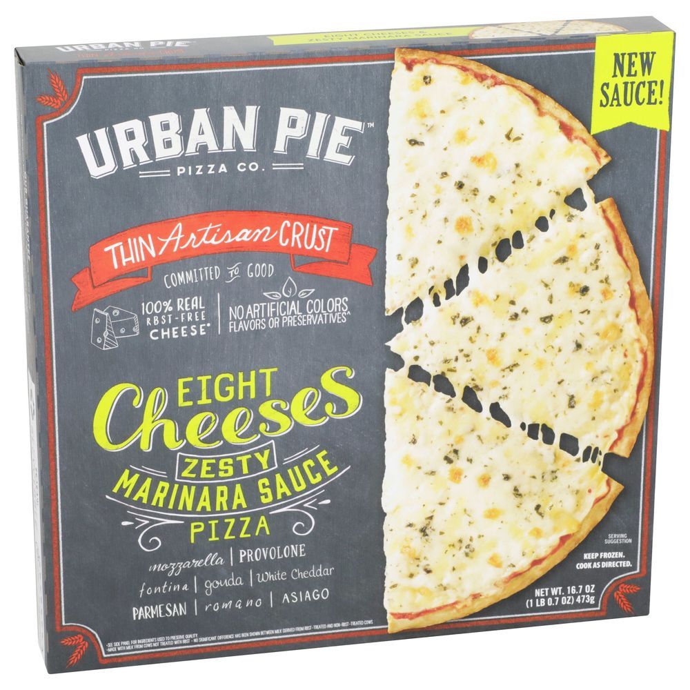Urban Pie Eight Cheeses Marinara Sauce Thin Artisan Pizza Crust, 16.7 Ounce -- 12 Per Case