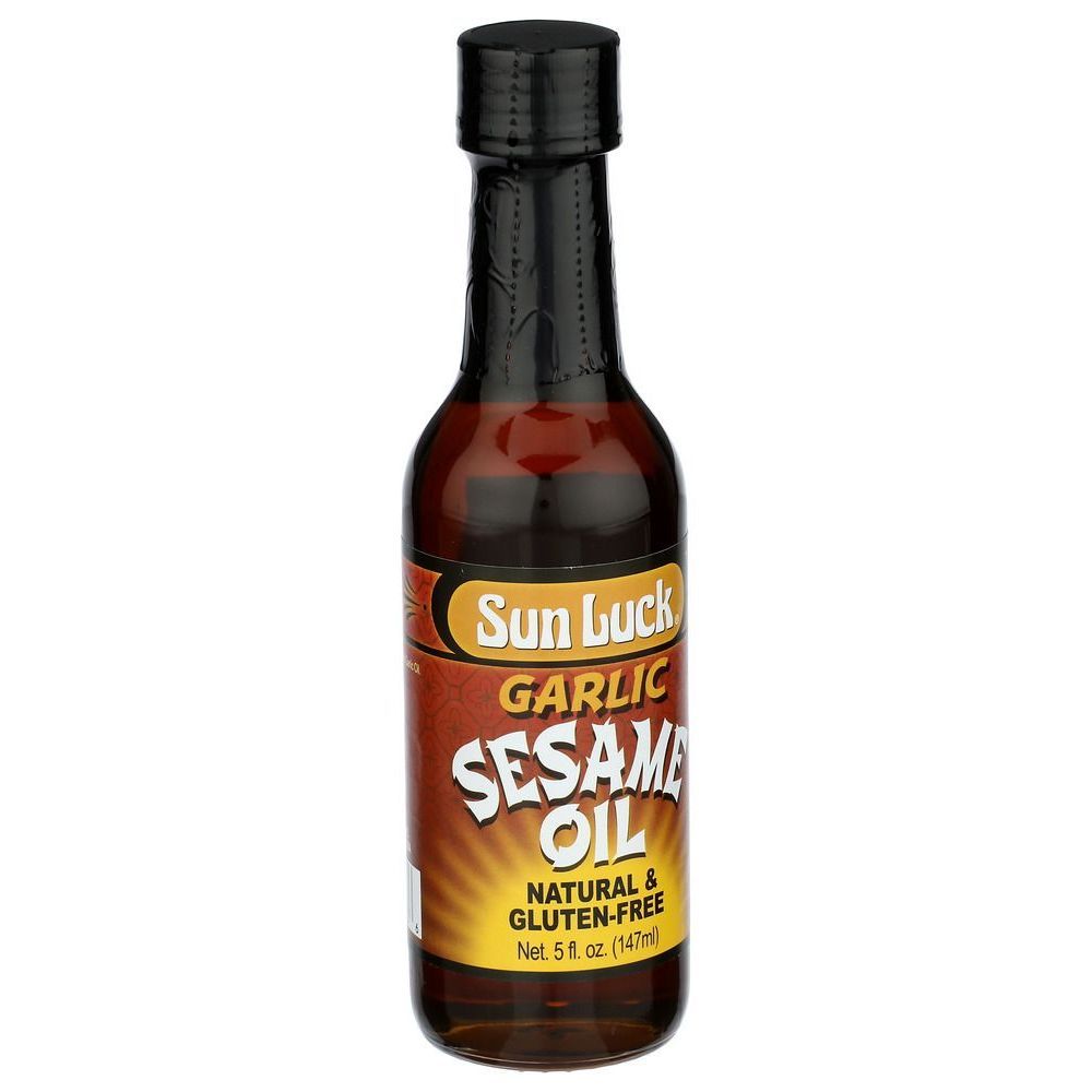 Sun Luck Garlic Sesame Oil, 5 Ounce -- 12 Per Case