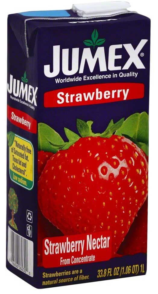 Jumex Strawberry Nectar, Tetra Pack, 33.81 Ounce -- 12 Per Case