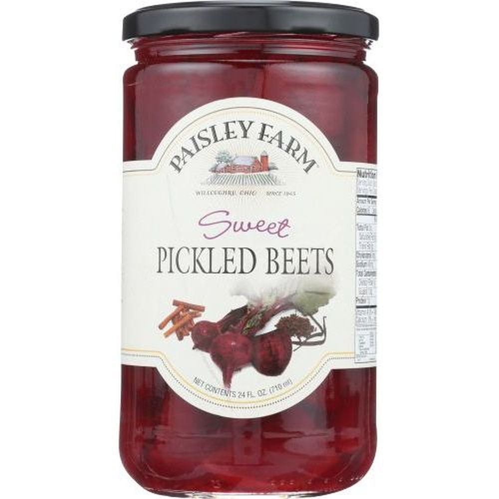 Paisley Farm Sweet Pickled Beets, 24 Ounce -- 6 Per Case