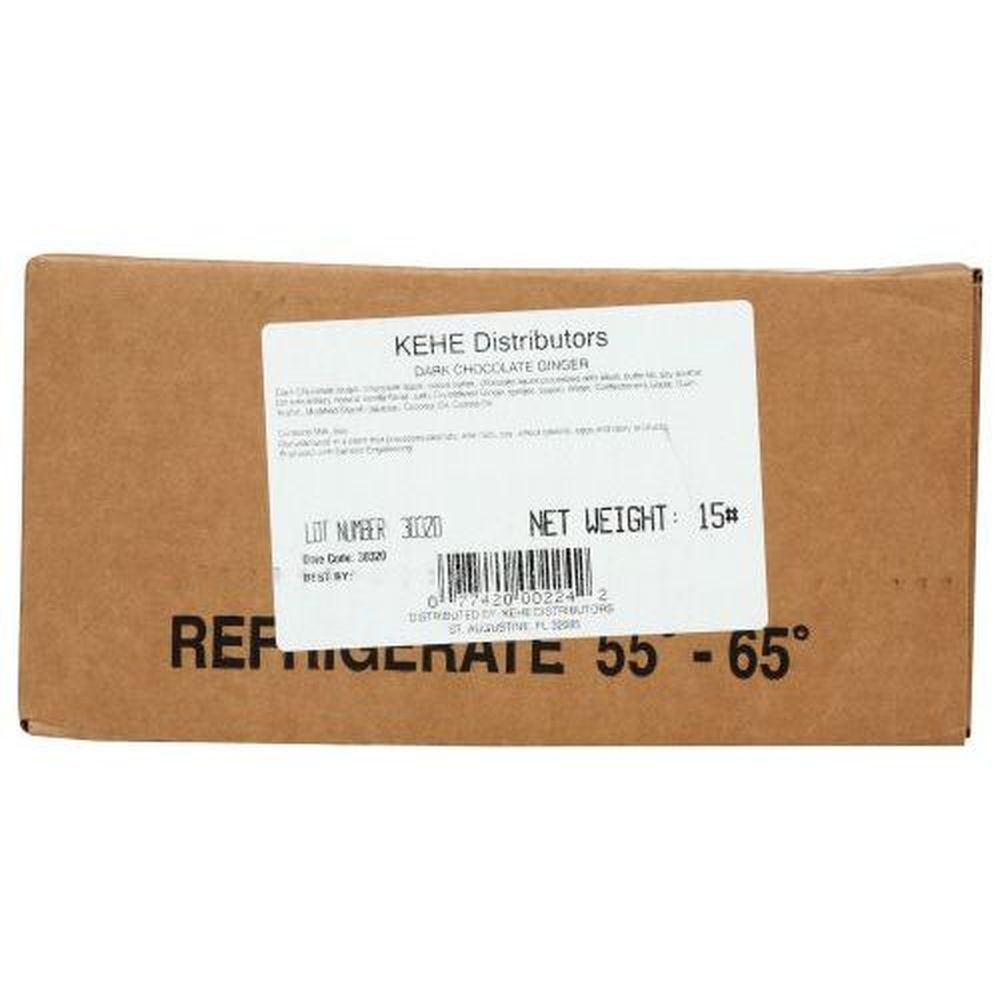 Central Investment Dark Chocolate With Ginger, 15 Pound