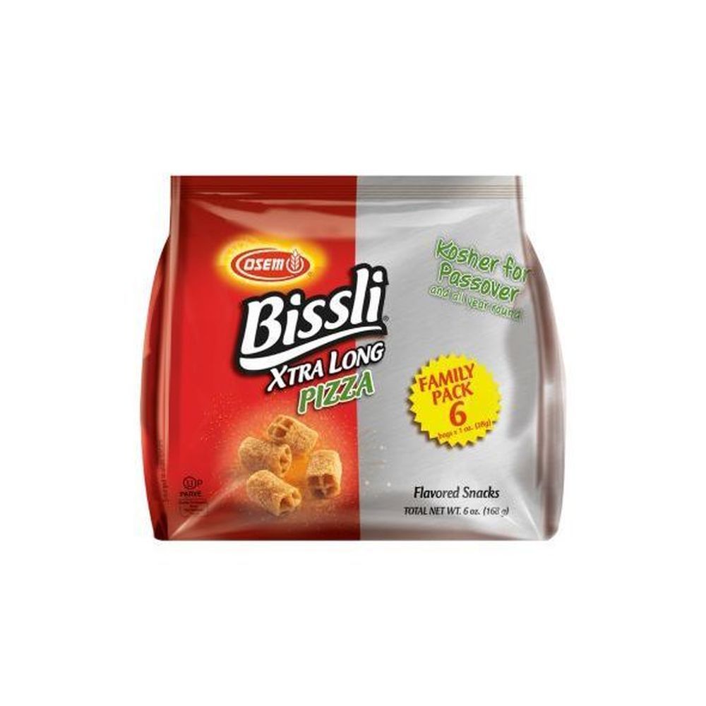 Osem Bissli Extra Long Passover Pizza, Family Pack, 6 Ounce -- 8 Per Case