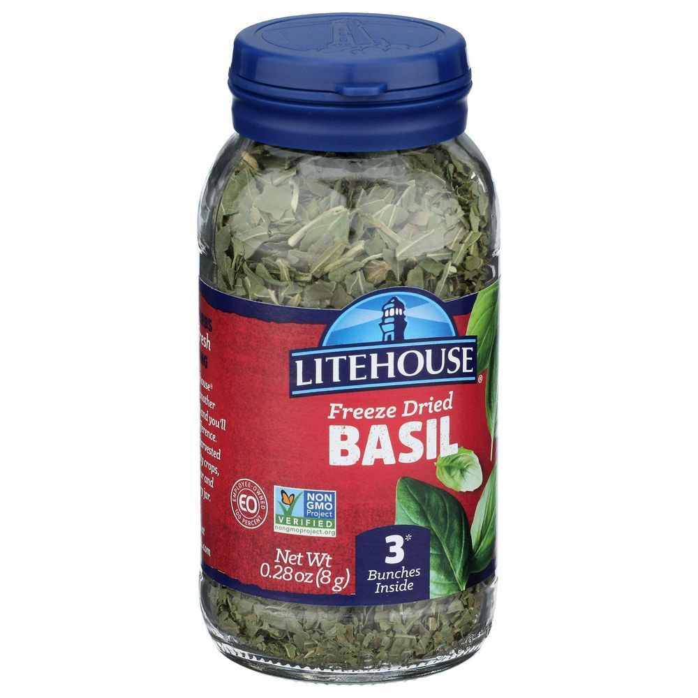 Litehouse Freeze Dried Basil, 200 Ml -- 6 Per Case