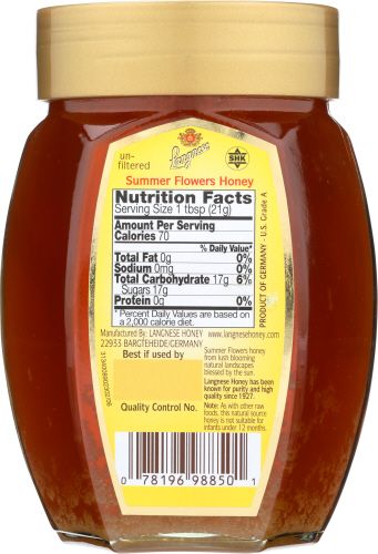 Langnese Summer Flowers Honey, 17.6 Ounce -- 10 Per Case