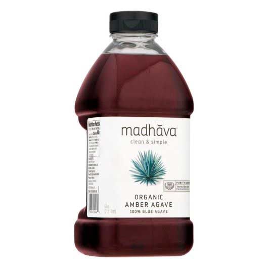 Madhava Amber Raw Agave, 46 Ounce -- 4 Per Case